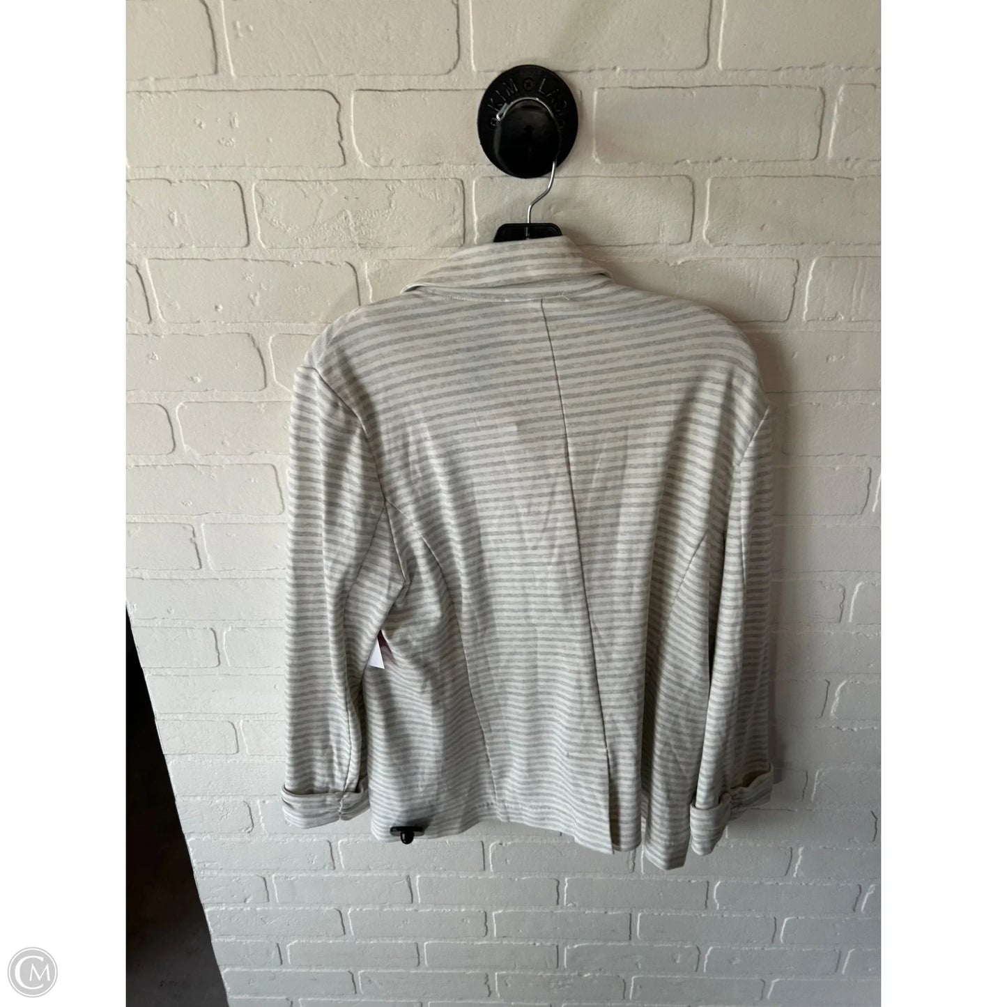 Blazer By Skies Are Blue In Grey & White, Size: L