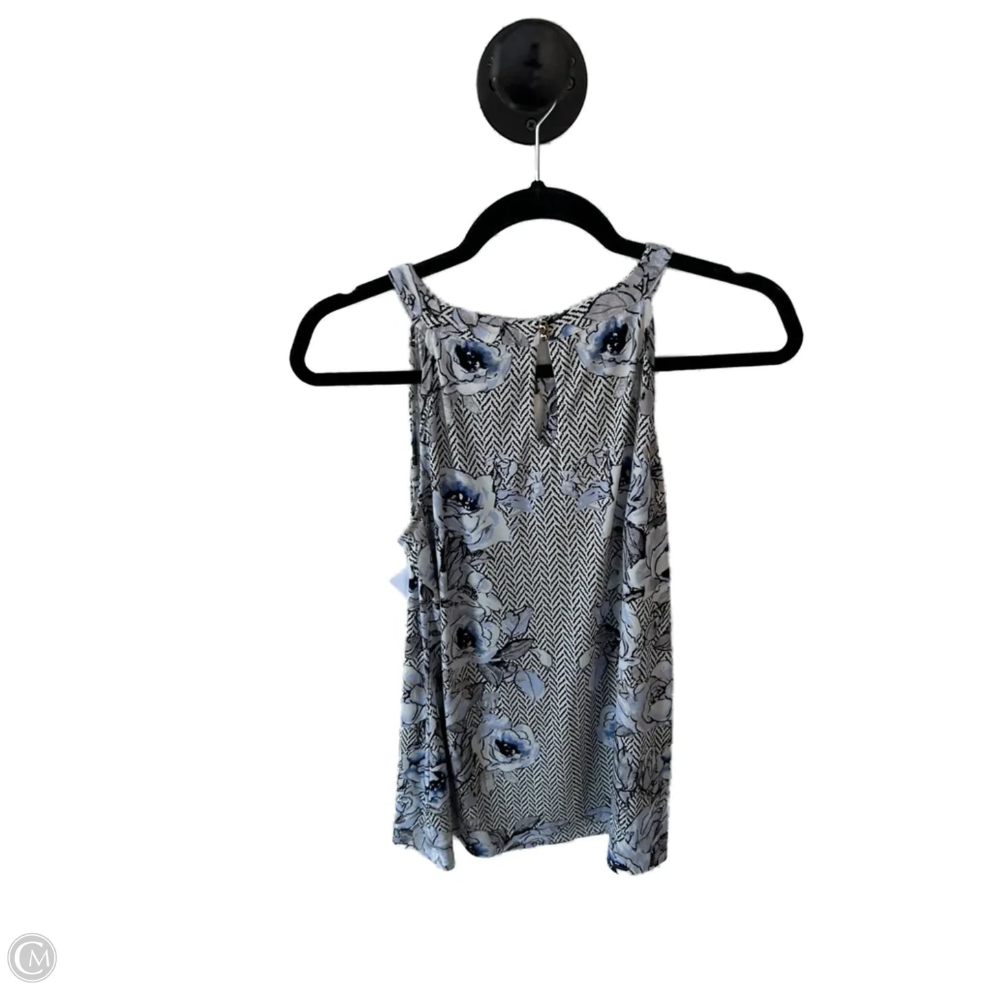 Top Sleeveless By White House Black Market In Black & Blue, Size: M