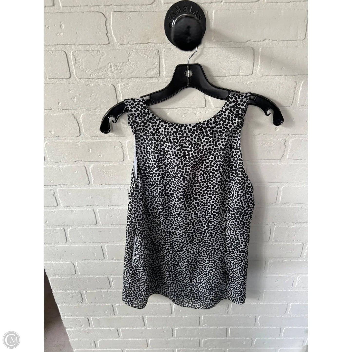 Top Sleeveless By White House Black Market In Black & White, Size: S