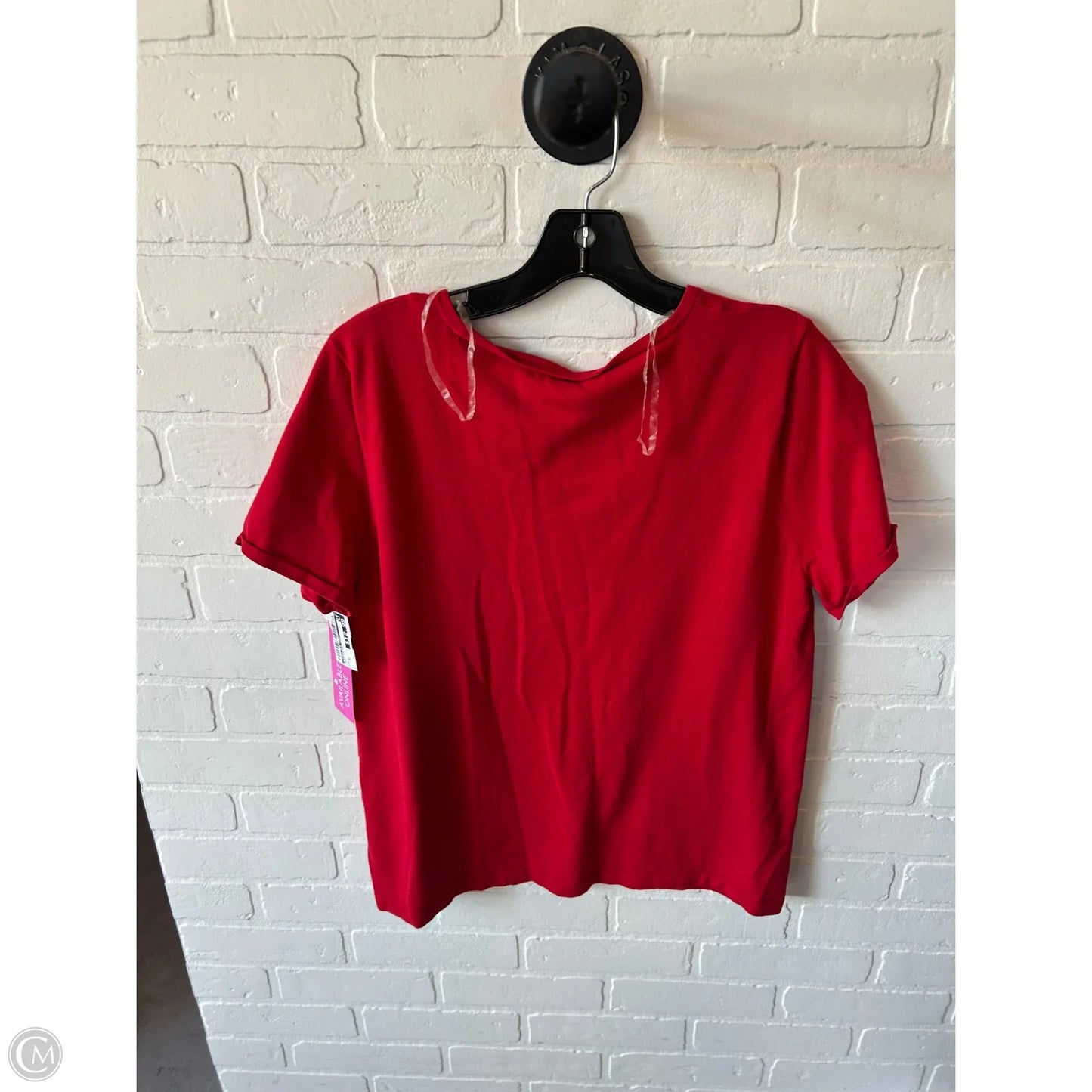 Sweater Short Sleeve By Jones New York In Red, Size: Xl