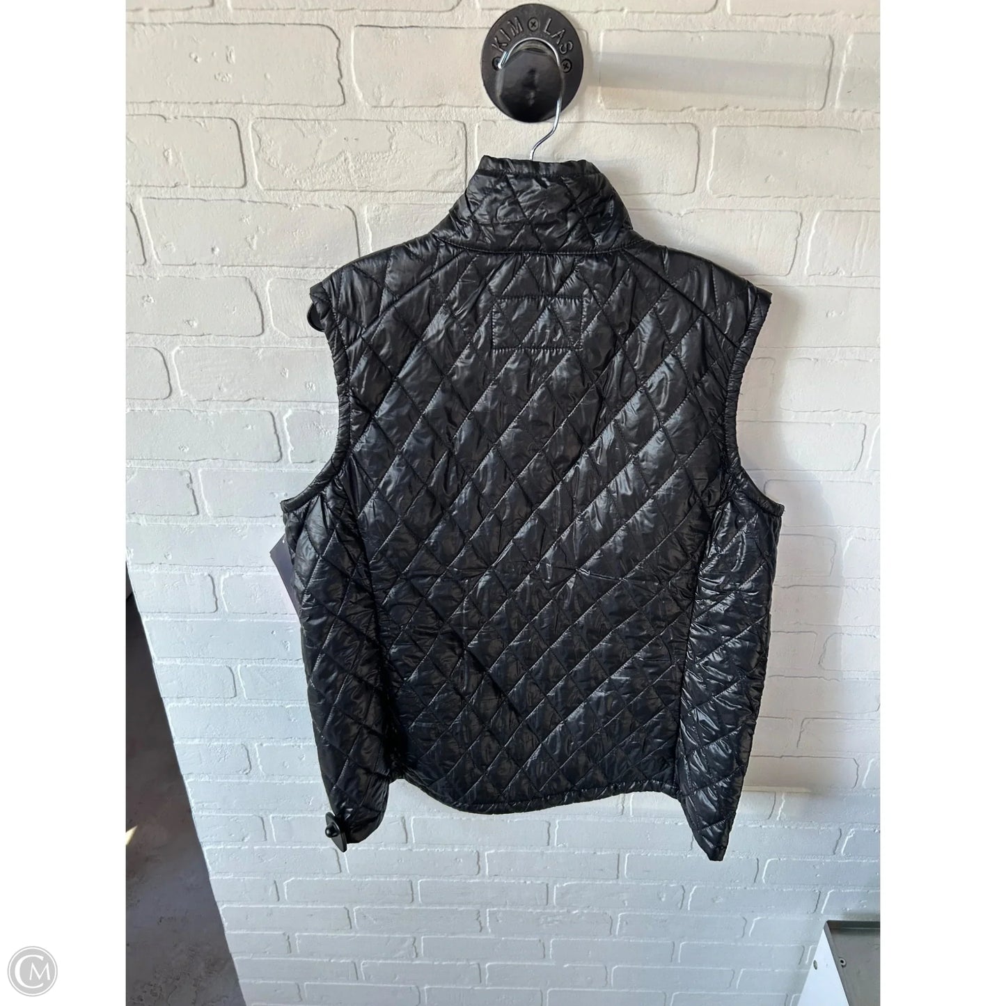 Vest Puffer & Quilted By Rock & Roll In Black, Size: Xl
