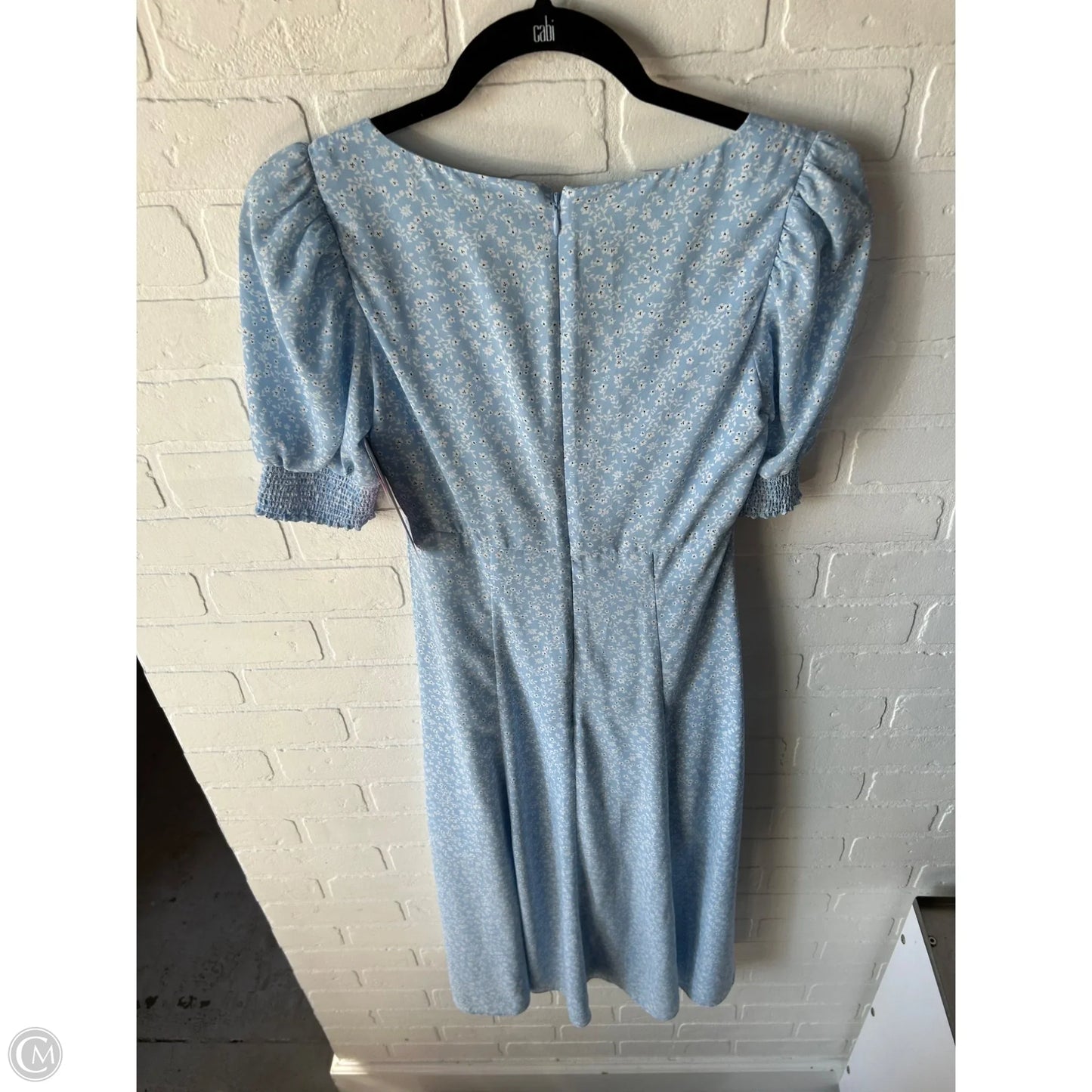 Dress Casual Midi By Cma In Blue & White, Size: Xs