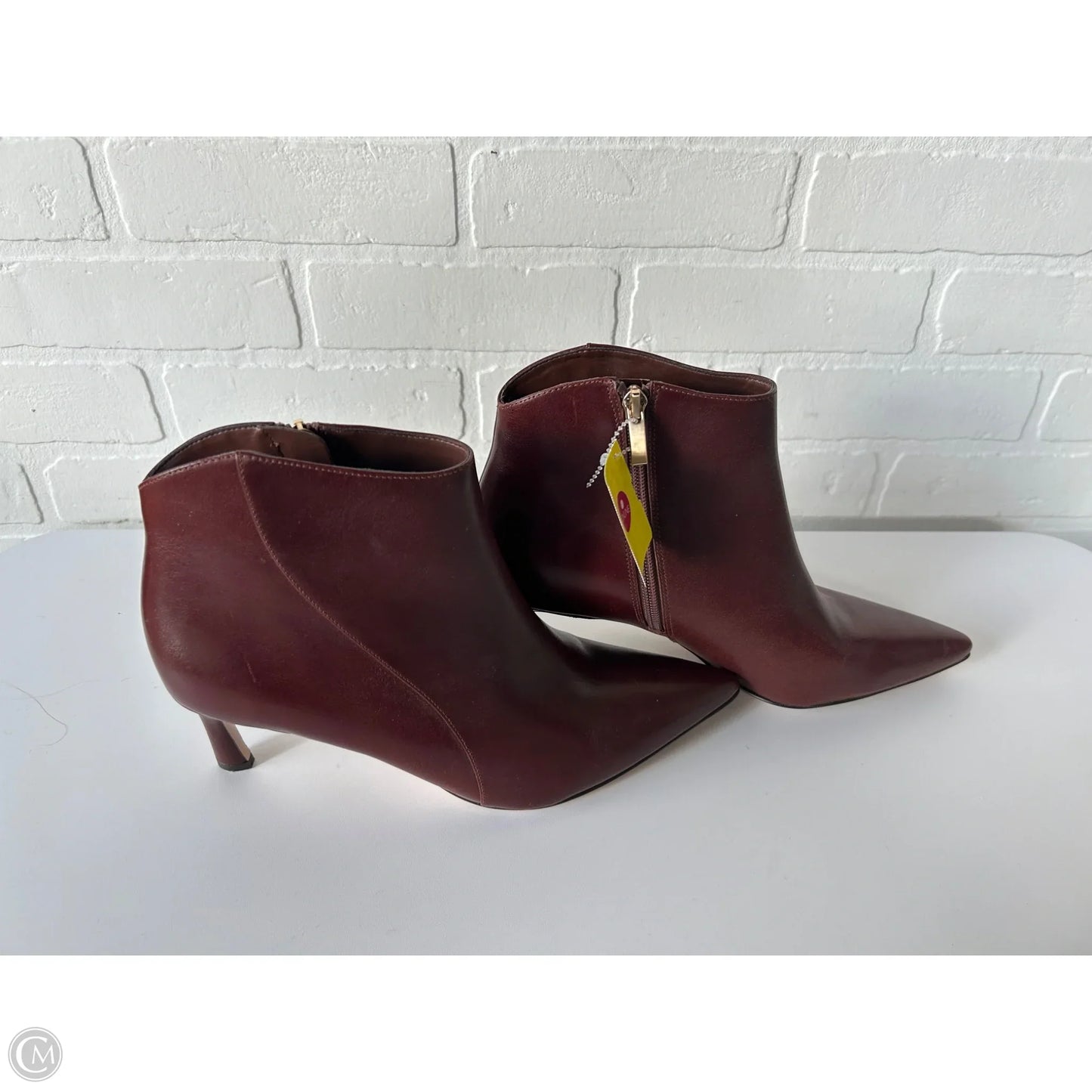 Boots Ankle Heels By Naturalizer In Brown, Size: 10