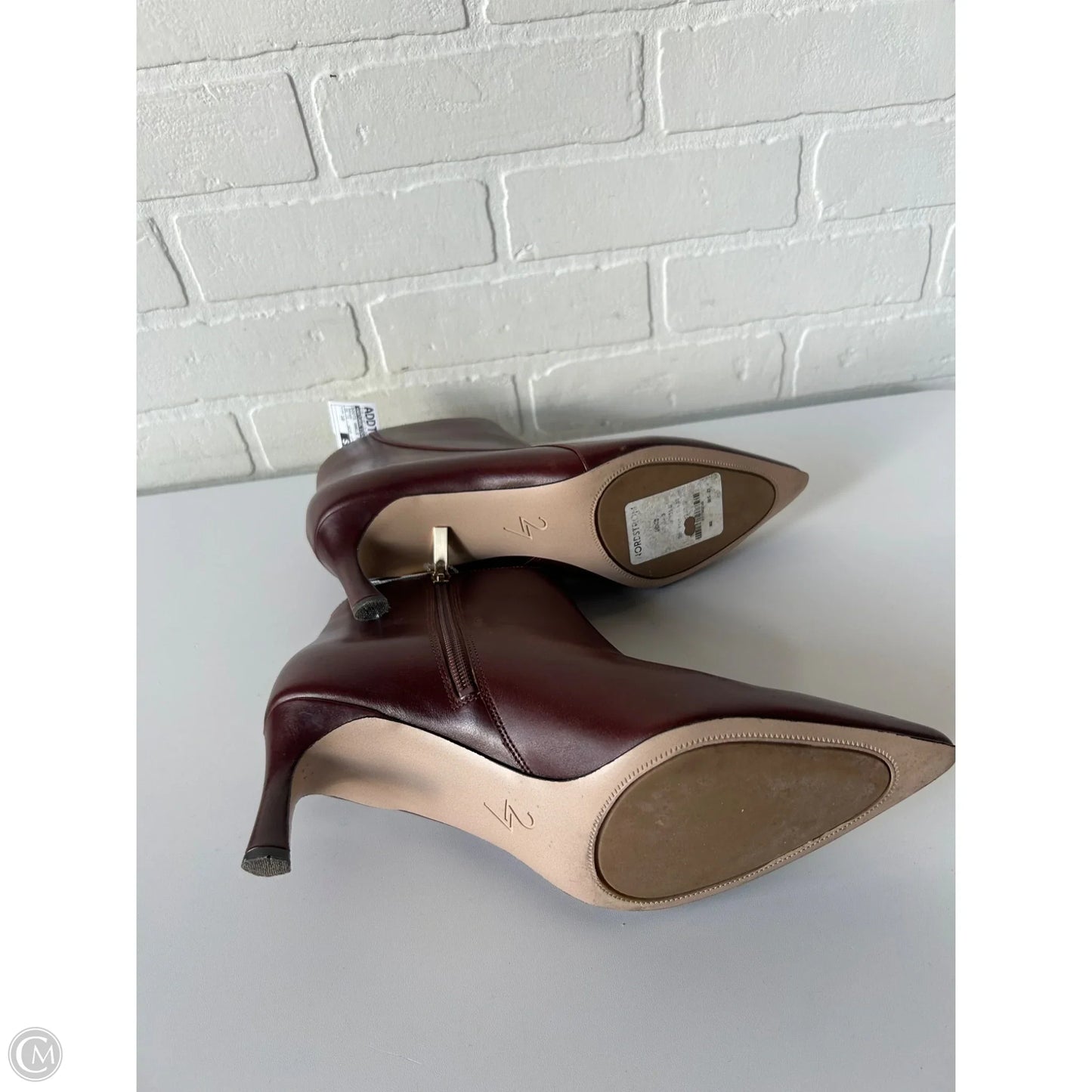 Boots Ankle Heels By Naturalizer In Brown, Size: 10