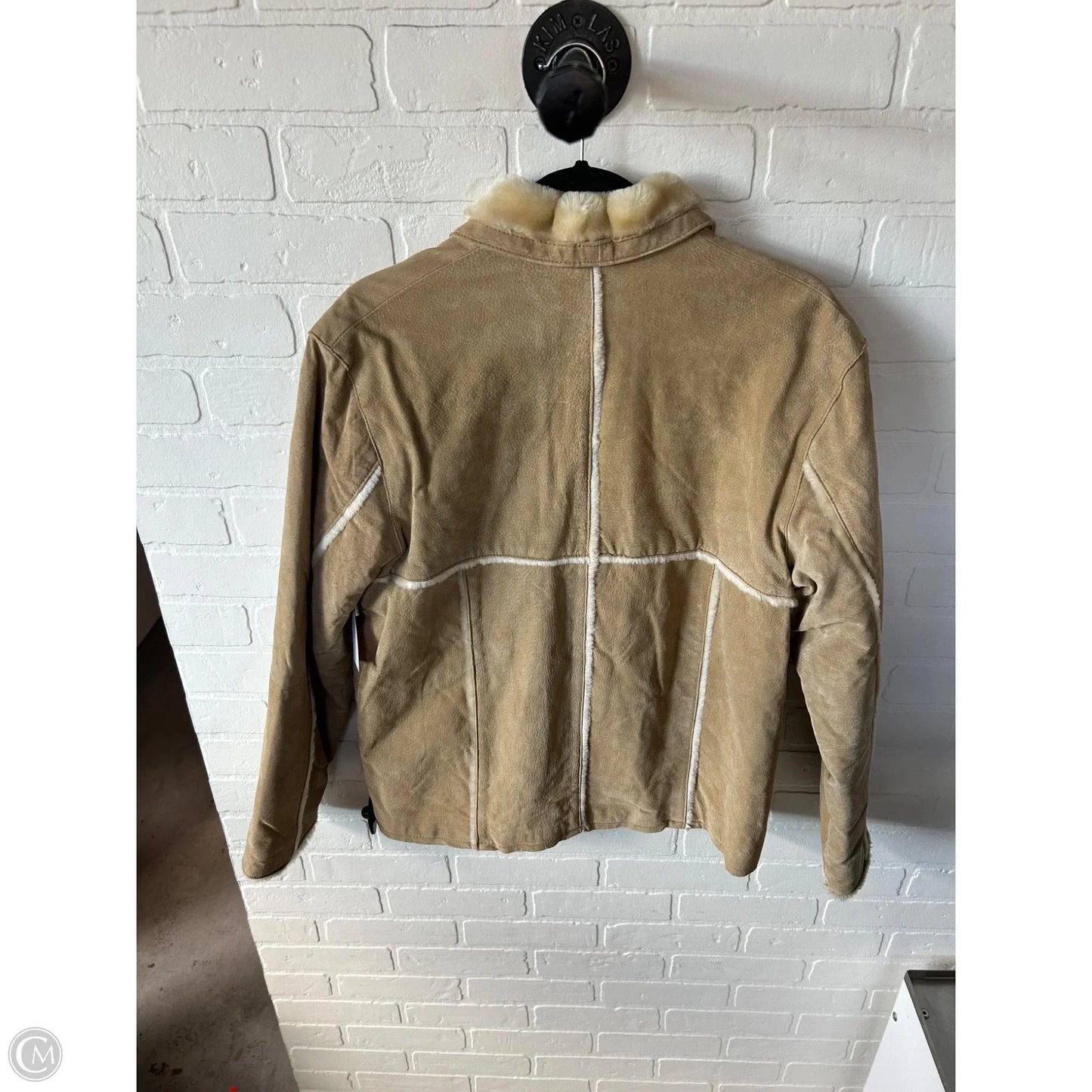 Coat Leather By Rue 21 In Tan, Size: M