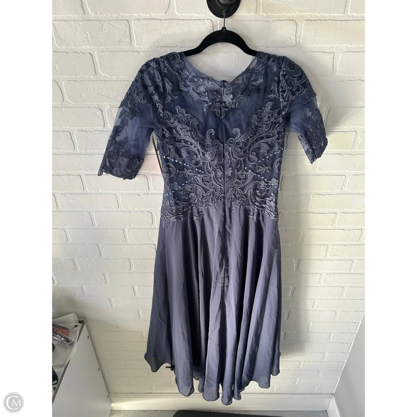 Dress Party Long By Clothes Mentor In Blue, Size: M