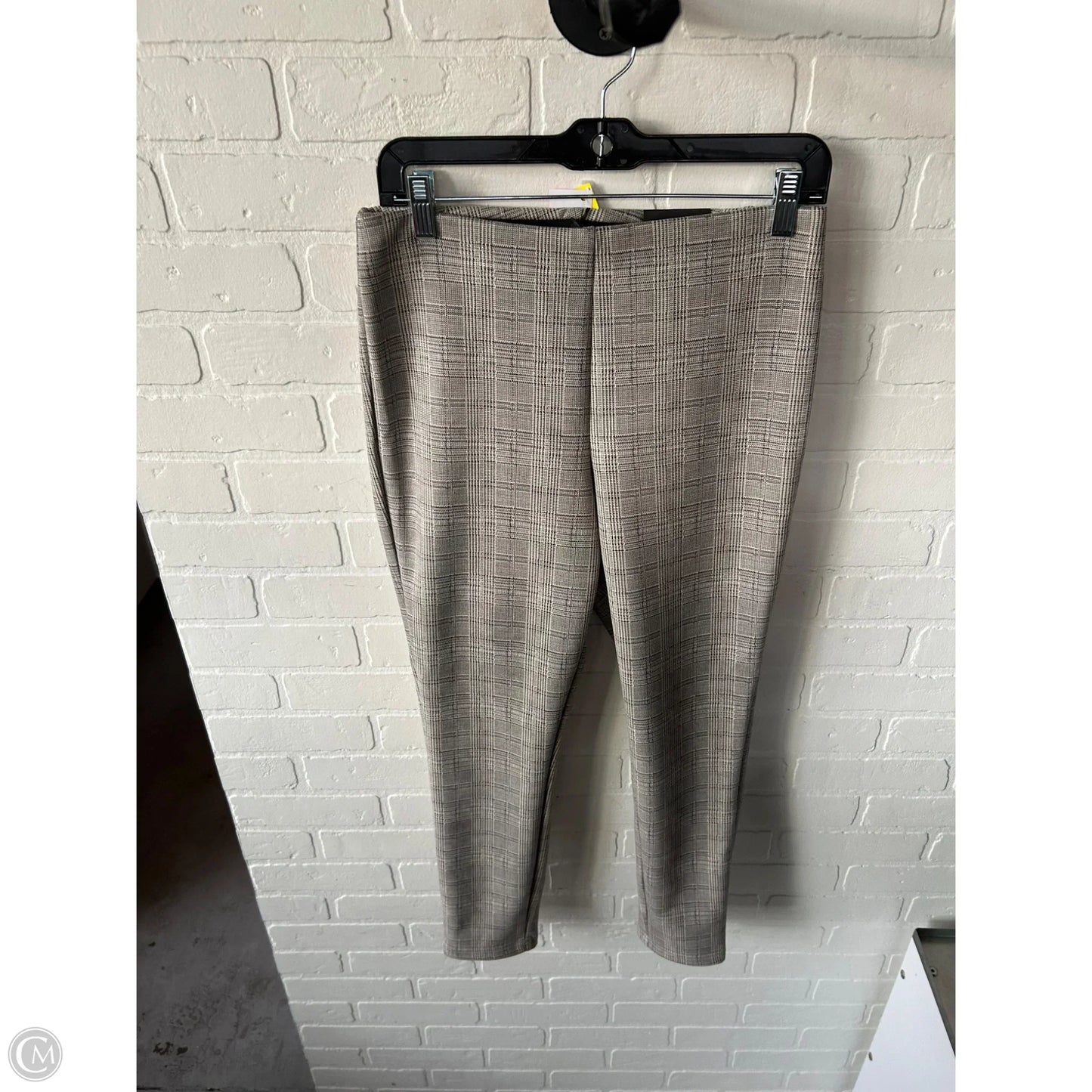 Pants Leggings By Jules & Leopold In Cream & Grey, Size: 8