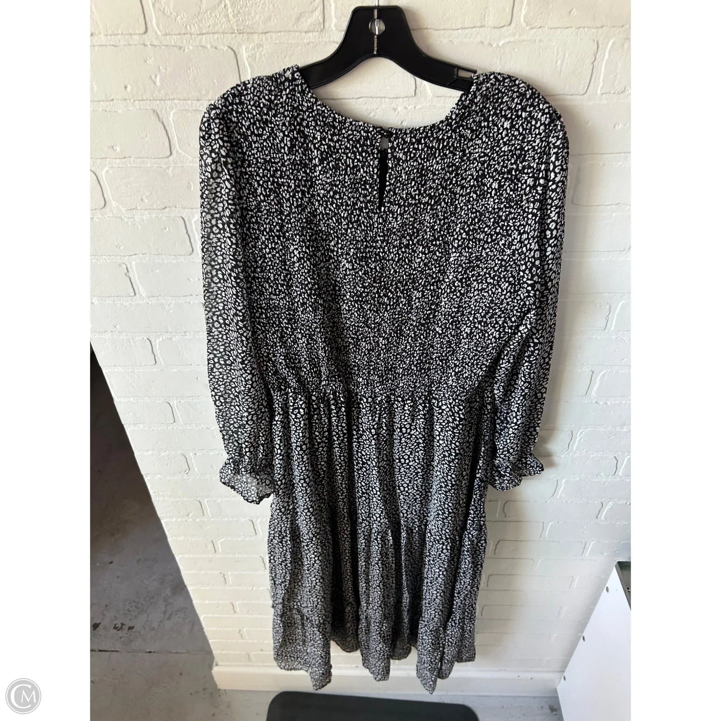 Dress Casual Maxi By Cme In Black & White, Size: Xl