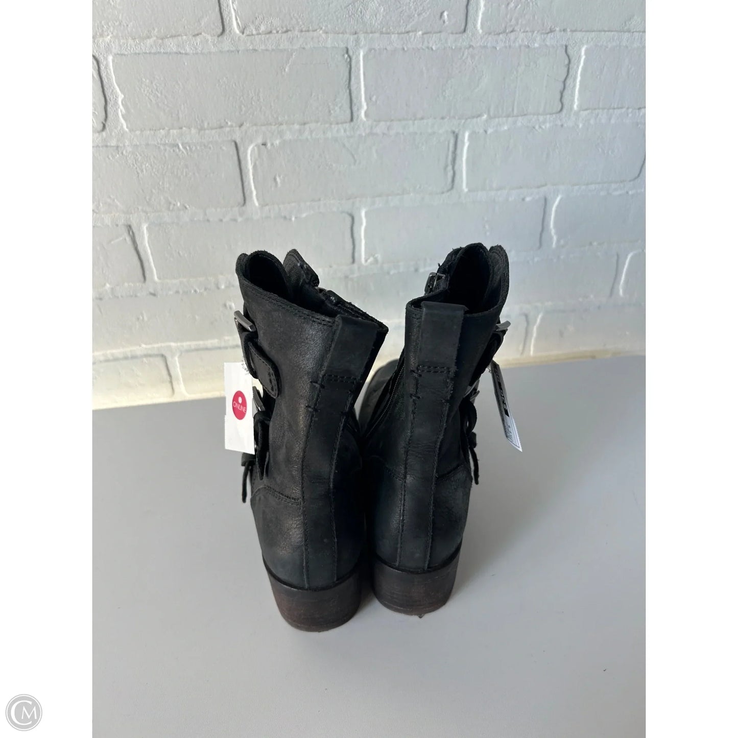 Boots Ankle Flats By Lucky Brand In Black, Size: 7.5
