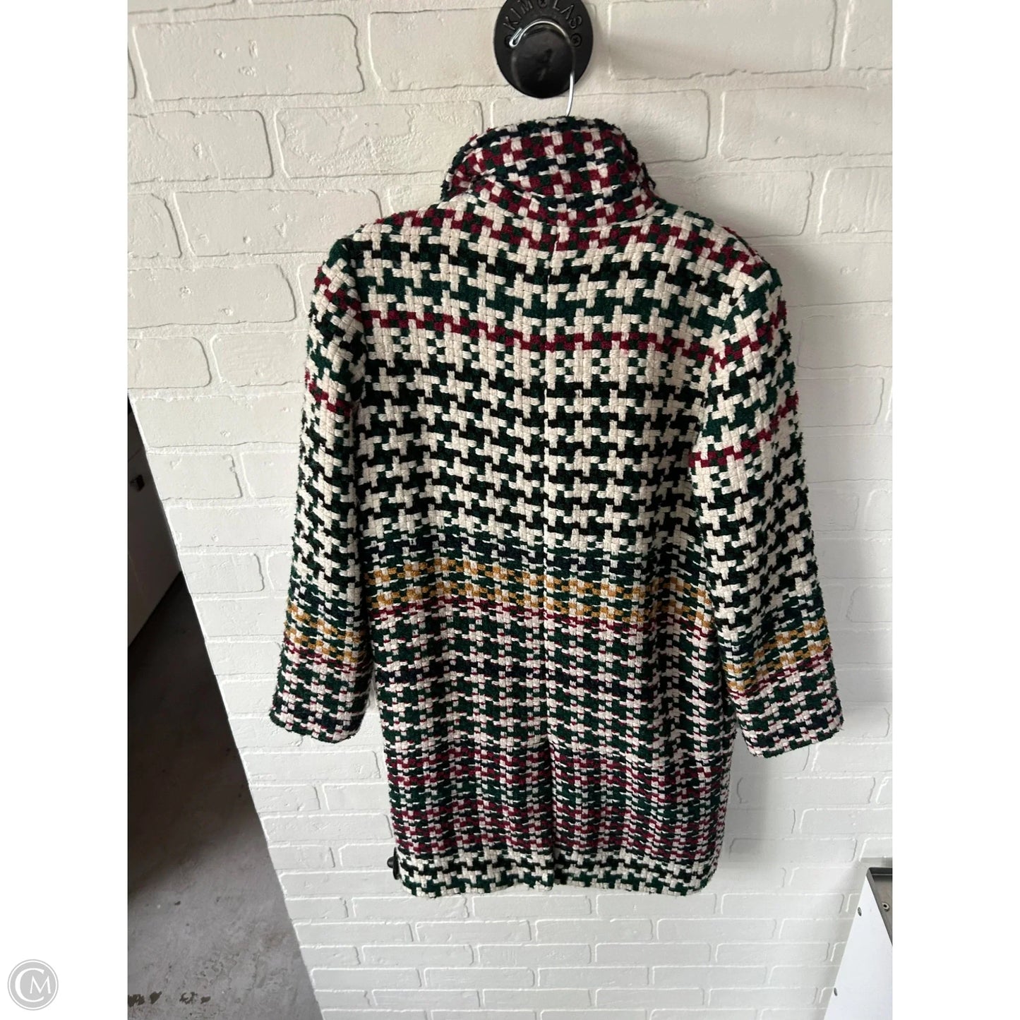 Coat Parka By Forever 21 In Black & Green, Size: Xs