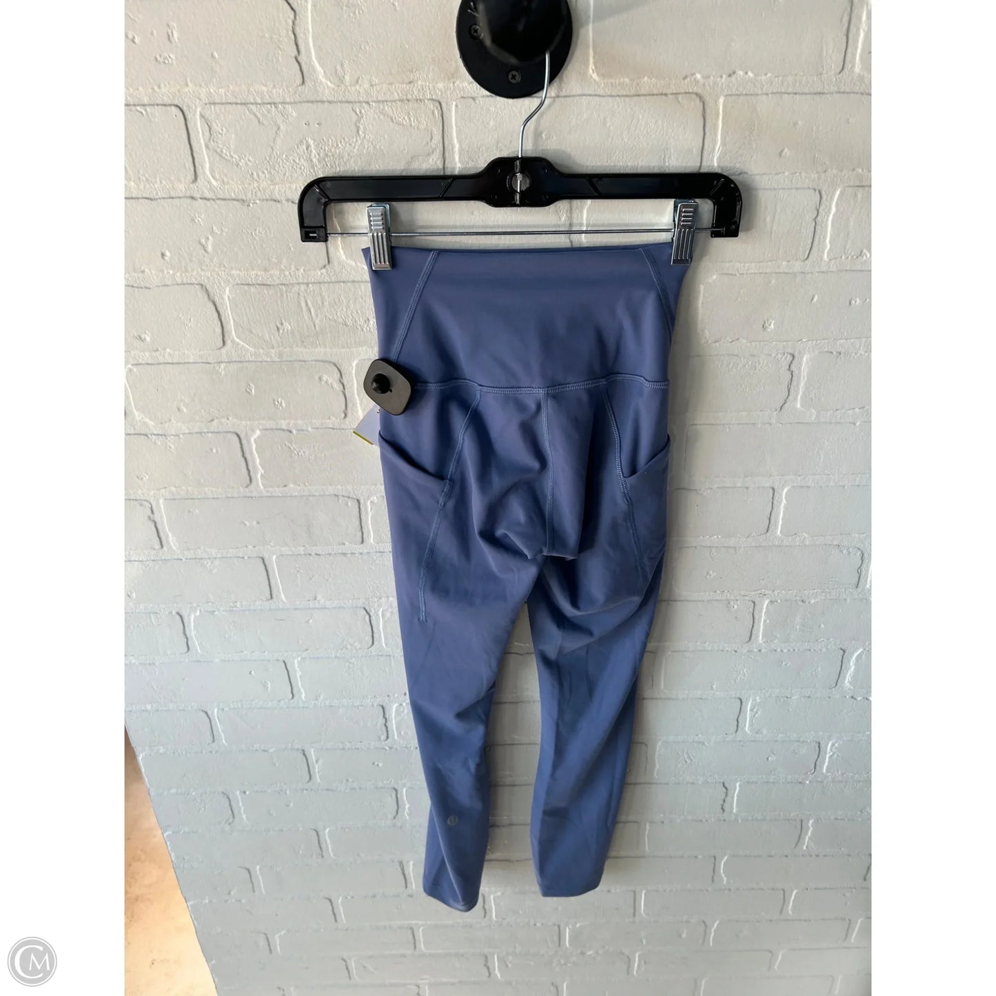 Athletic Capris By Lululemon In Blue, Size: 2