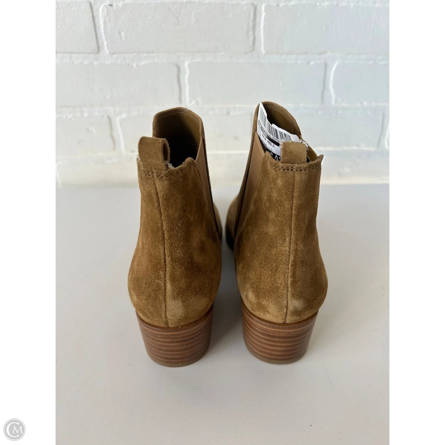 Boots Ankle Heels By Marc Fisher In Brown, Size: 7