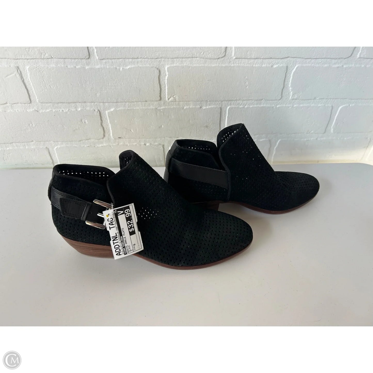 Boots Ankle Flats By Sam Edelman In Black, Size: 6