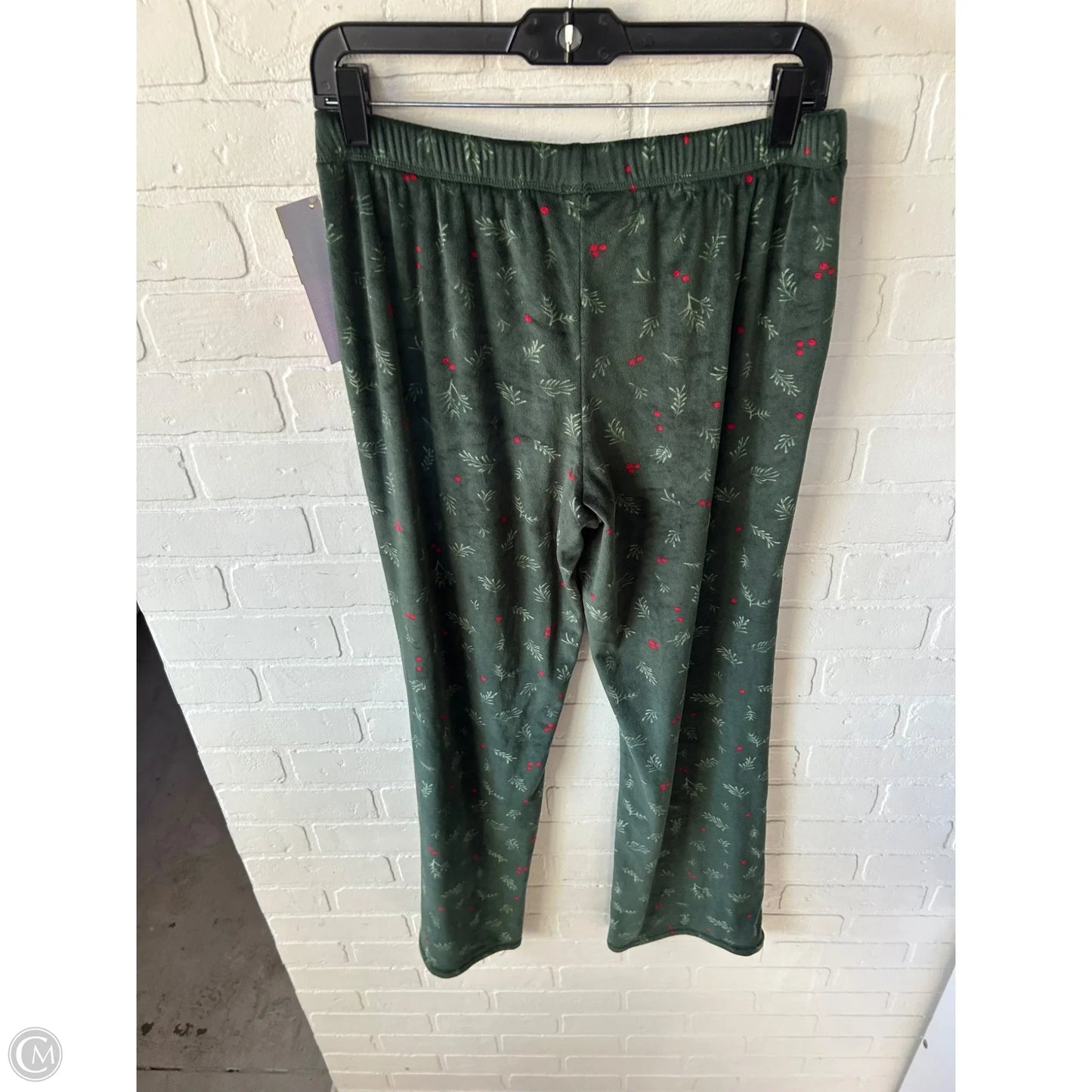 Pajama Pants By Gilligan And Omalley In Green & Red, Size: M