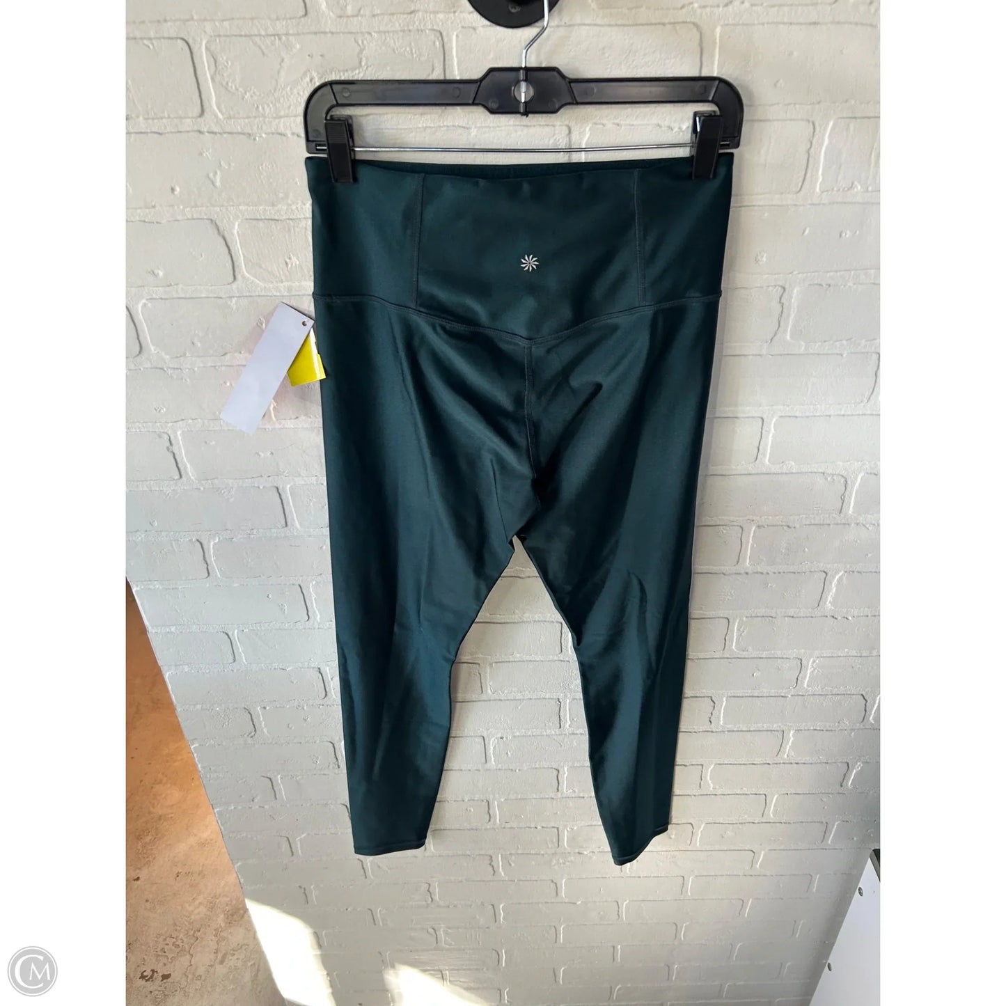 Athletic Leggings By Athleta In Green, Size: 8
