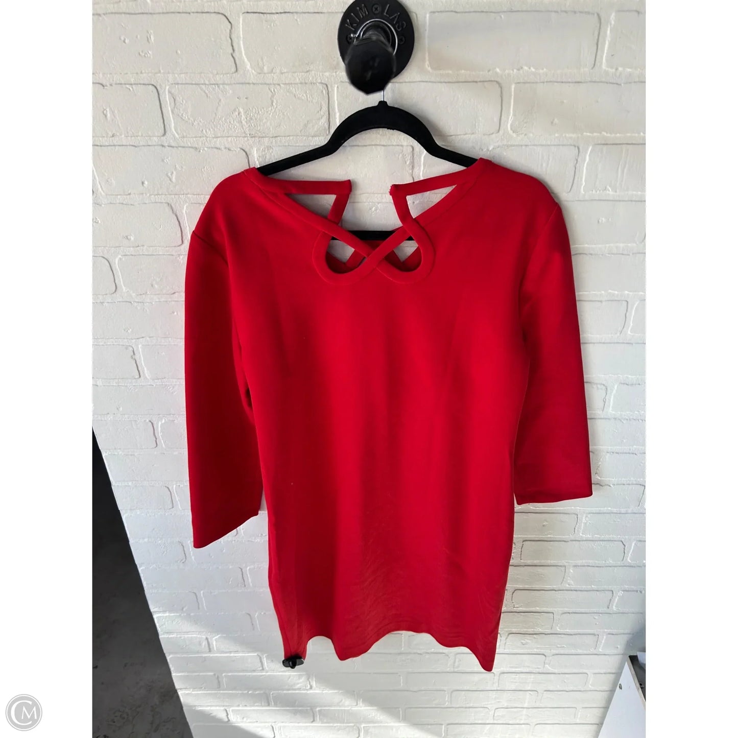 Dress Designer By Diane Von Furstenberg In Red, Size: L