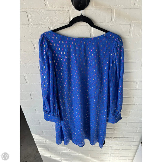 Dress Designer By Lilly Pulitzer In Blue & Pink, Size: L