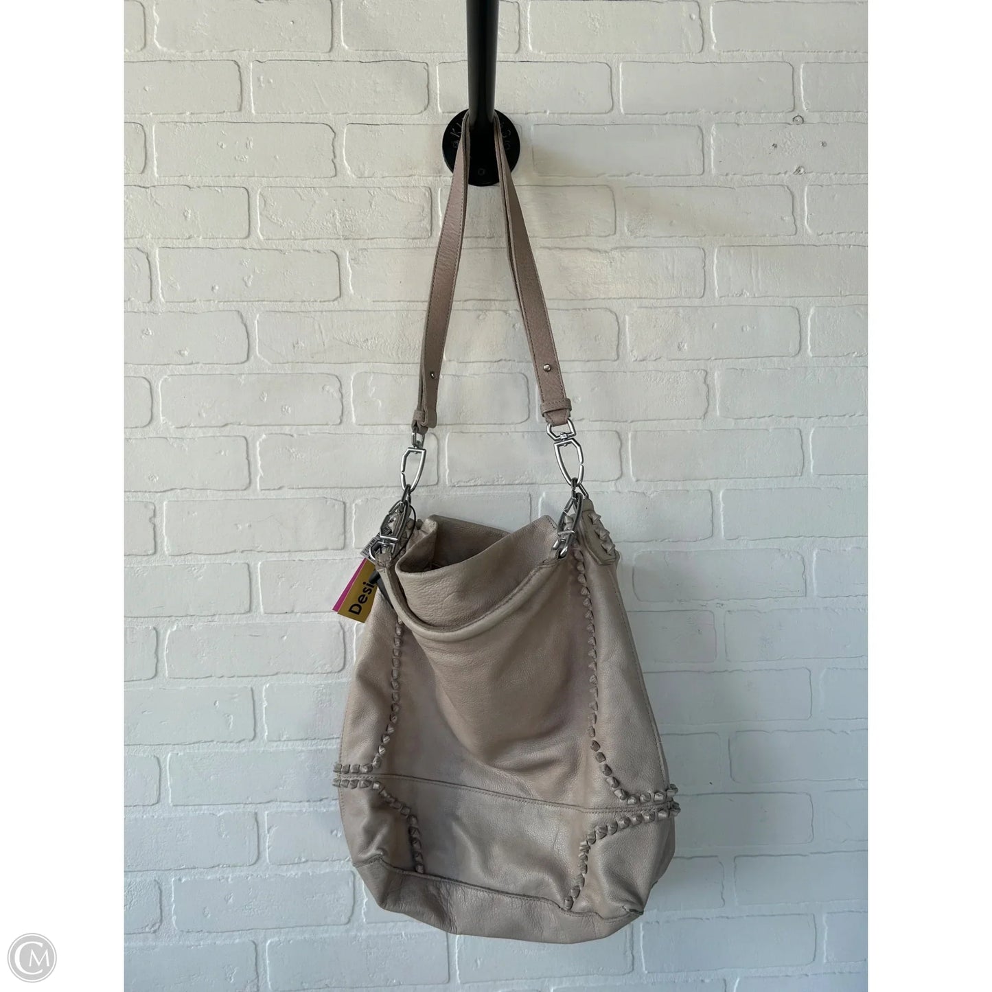 Handbag Leather By Cmb, Size: Large