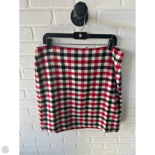 Skirt Mini & Short By Talbots In Black & Red, Size: 14