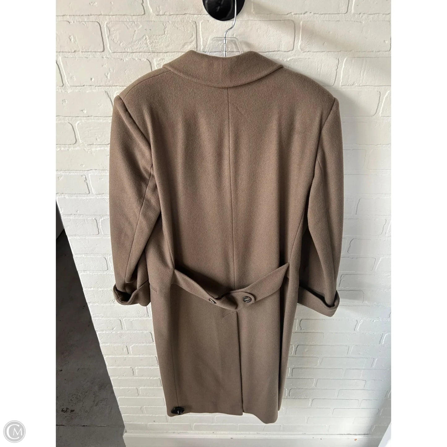 Coat Wool By Casual Corner In Brown, Size: M