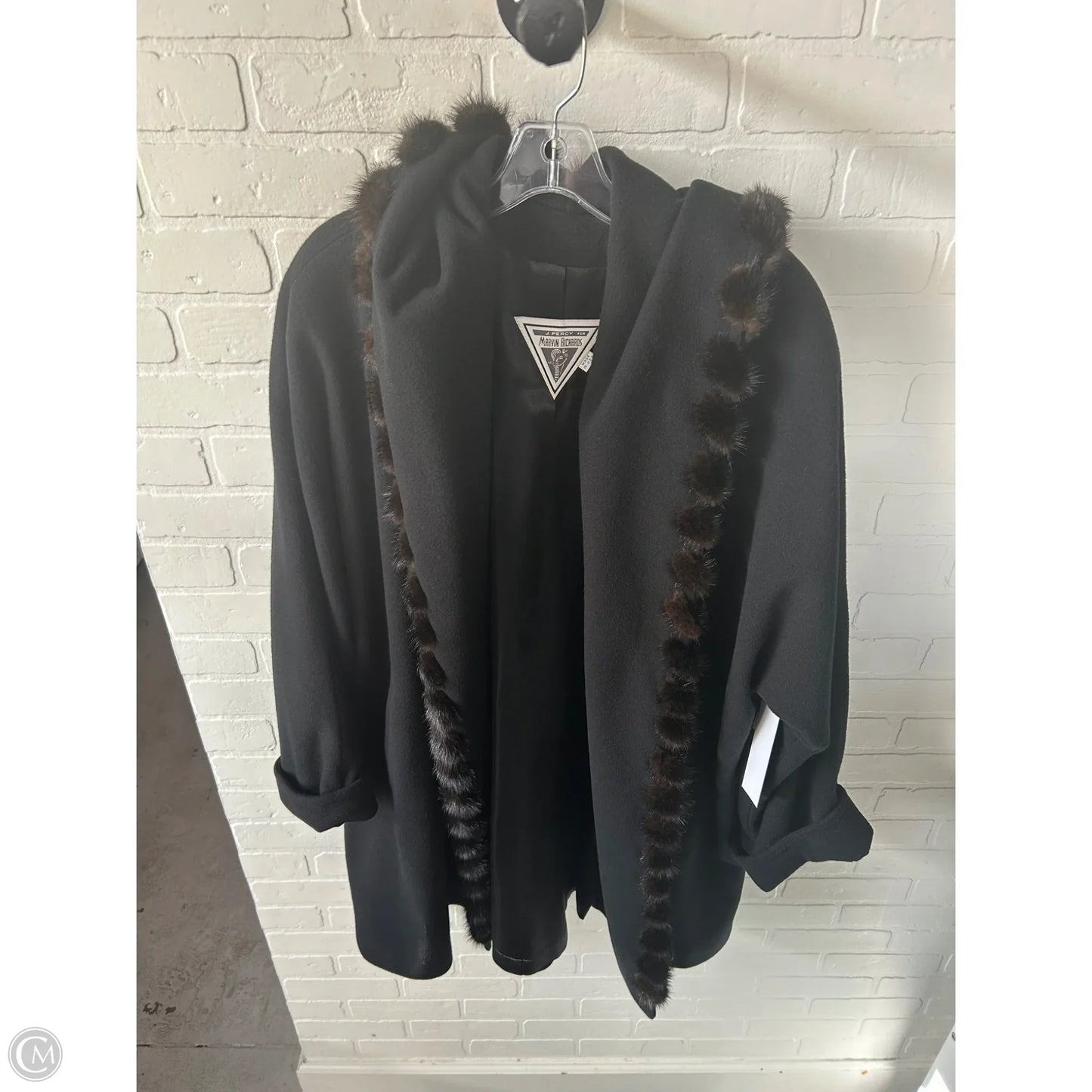 Coat Other By Marvin Richards In Black & Brown, Size: L