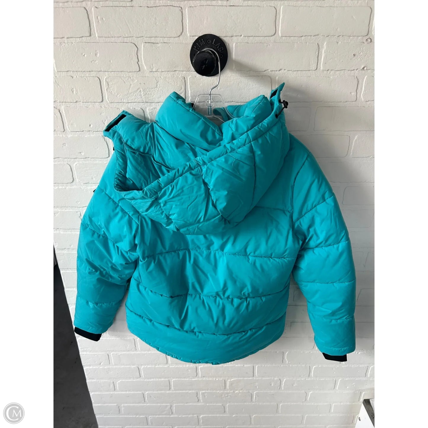 Coat Puffer & Quilted By Bcbgeneration In Blue, Size: S