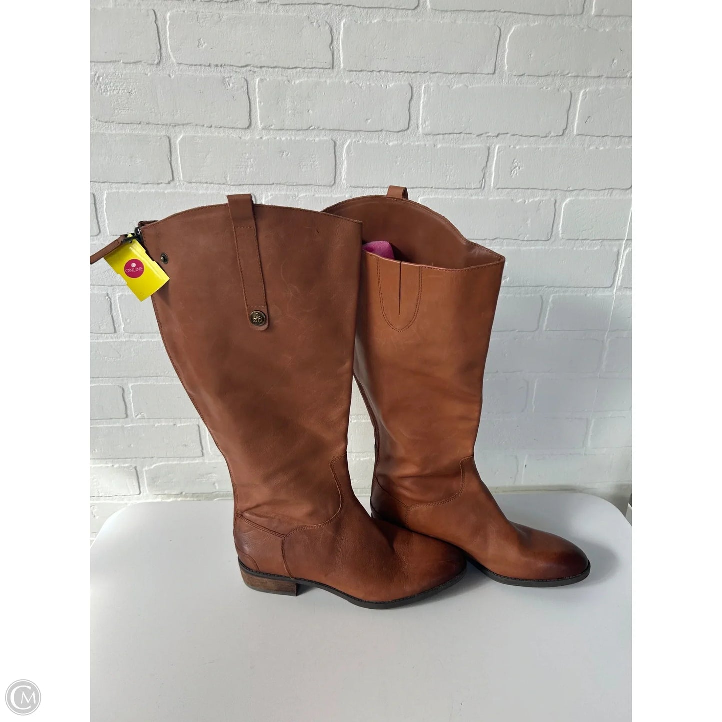 Boots Knee Flats By Sam Edelman In Brown, Size: 9.5