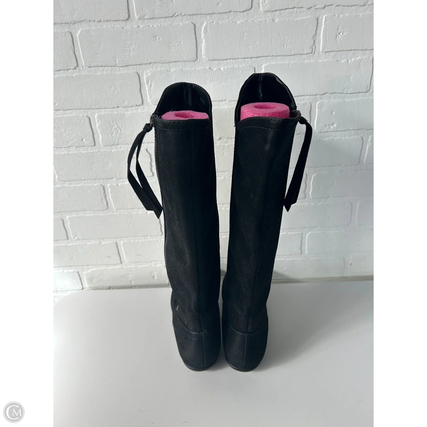 Shoes Flats By Clothes Mentor In Black & Blue, Size: 8