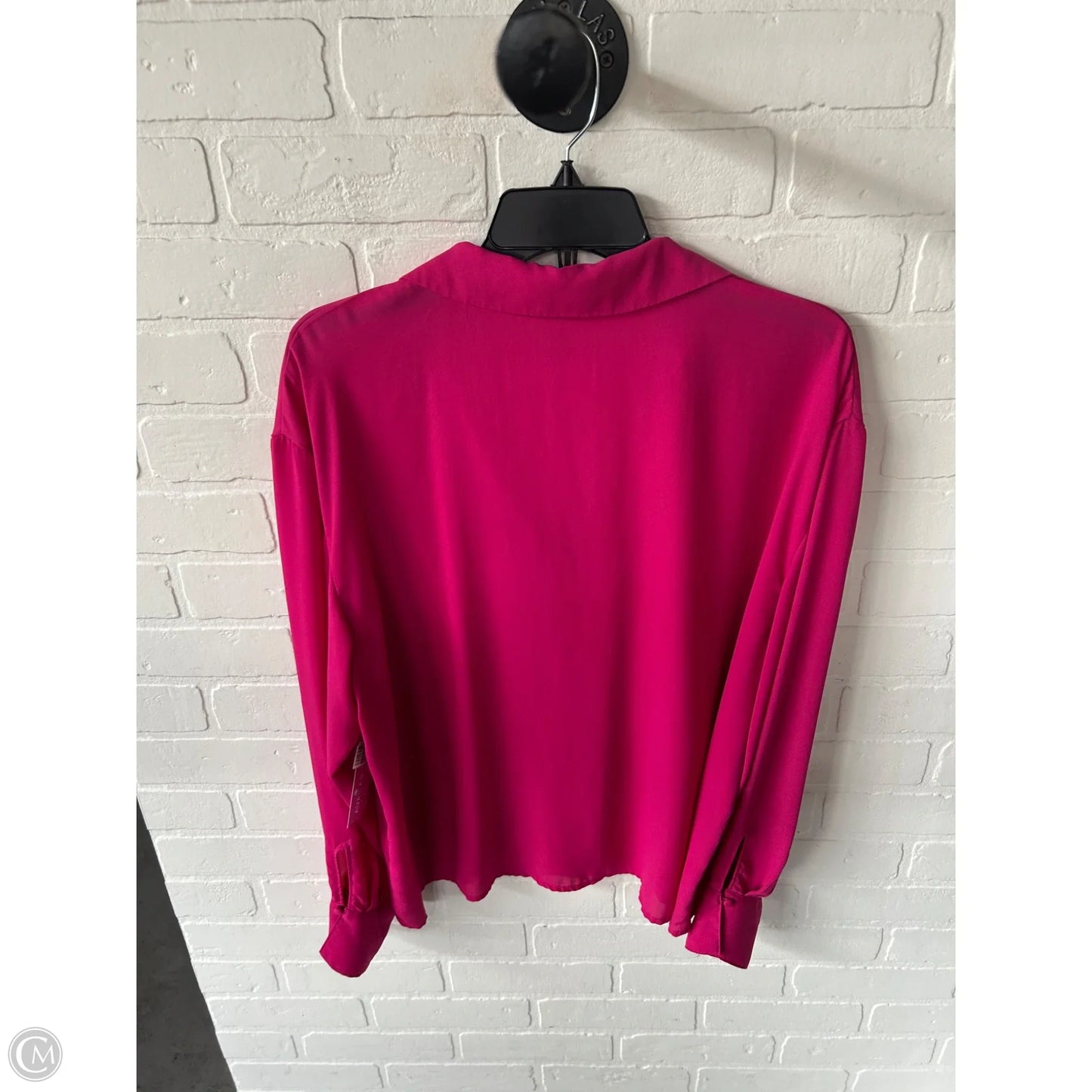 Top Long Sleeve By Worthington In Pink, Size: Xl