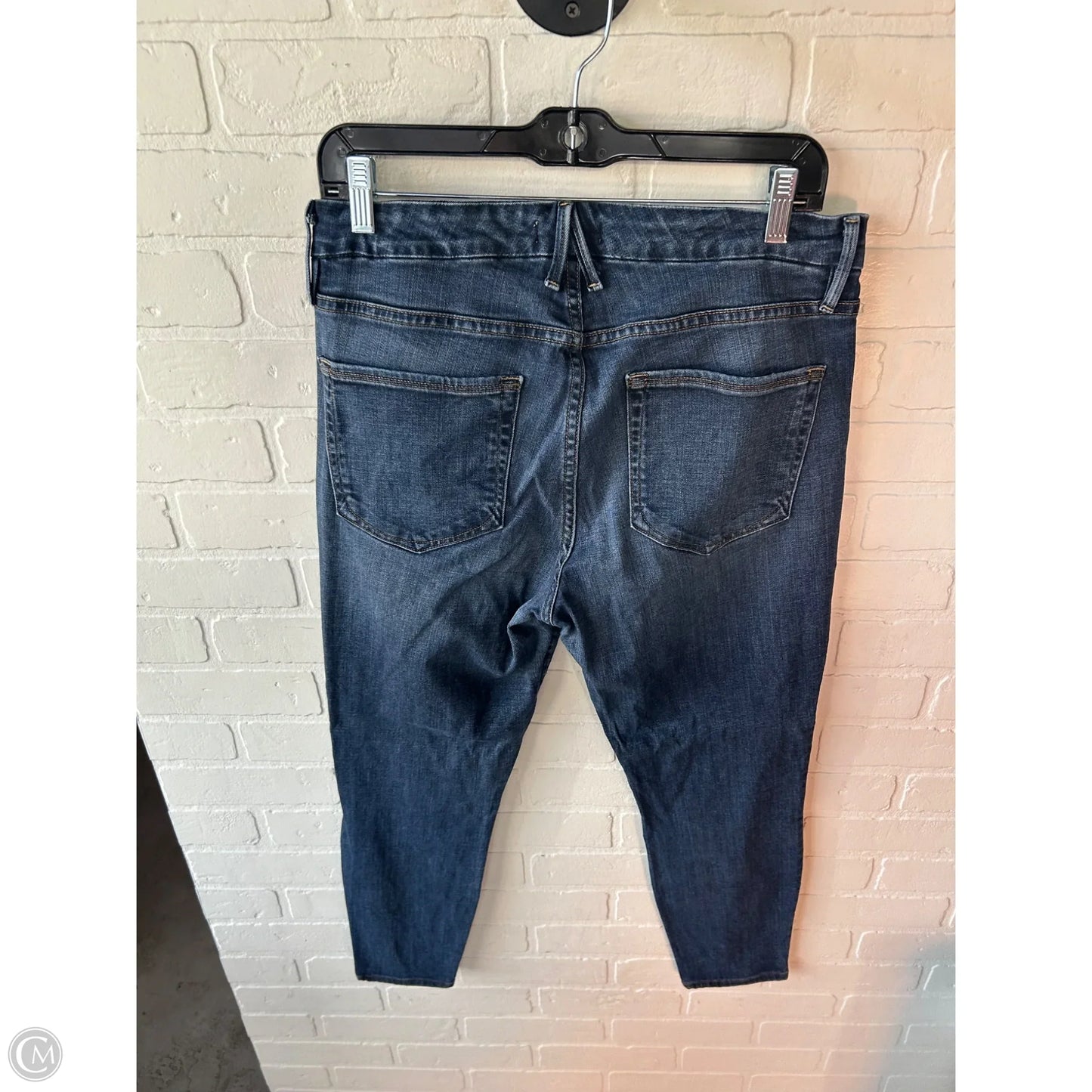 Jeans Skinny By Good American In Blue Denim, Size: 10