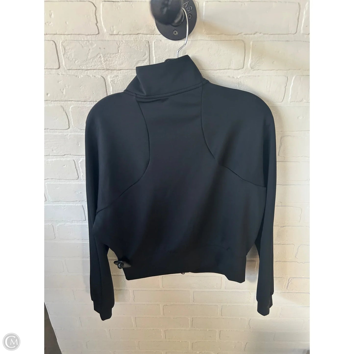 Athletic Jacket By Nike In Black, Size: S