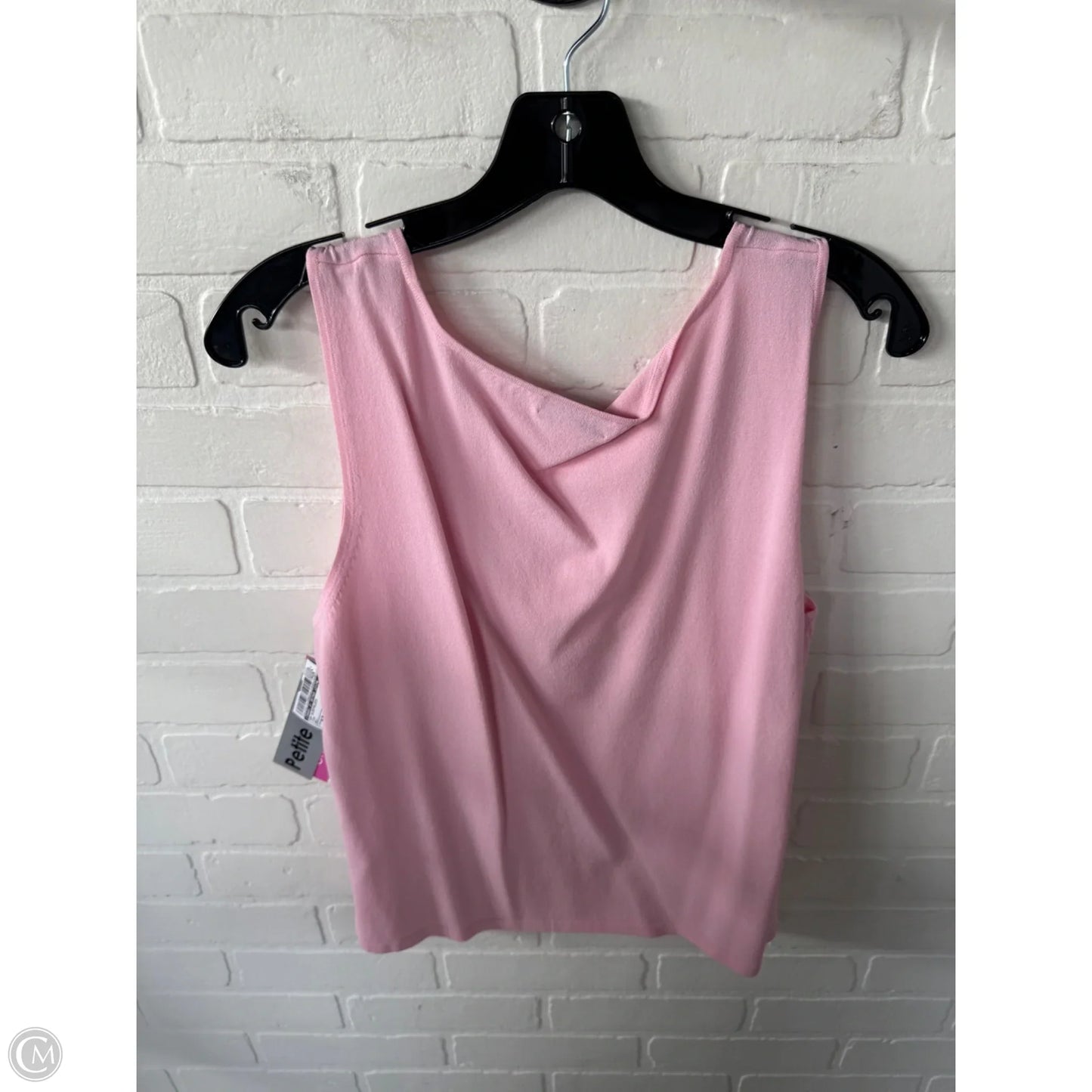 Top Sleeveless By Tahari By Arthur Levine In Pink, Size: Xlp