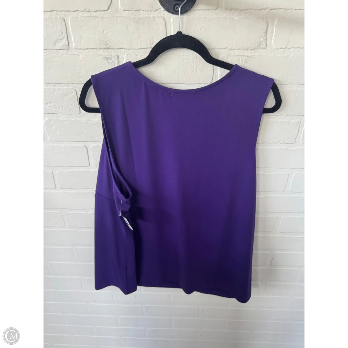 Top Sleeveless By Jessica London In Purple, Size: 1x