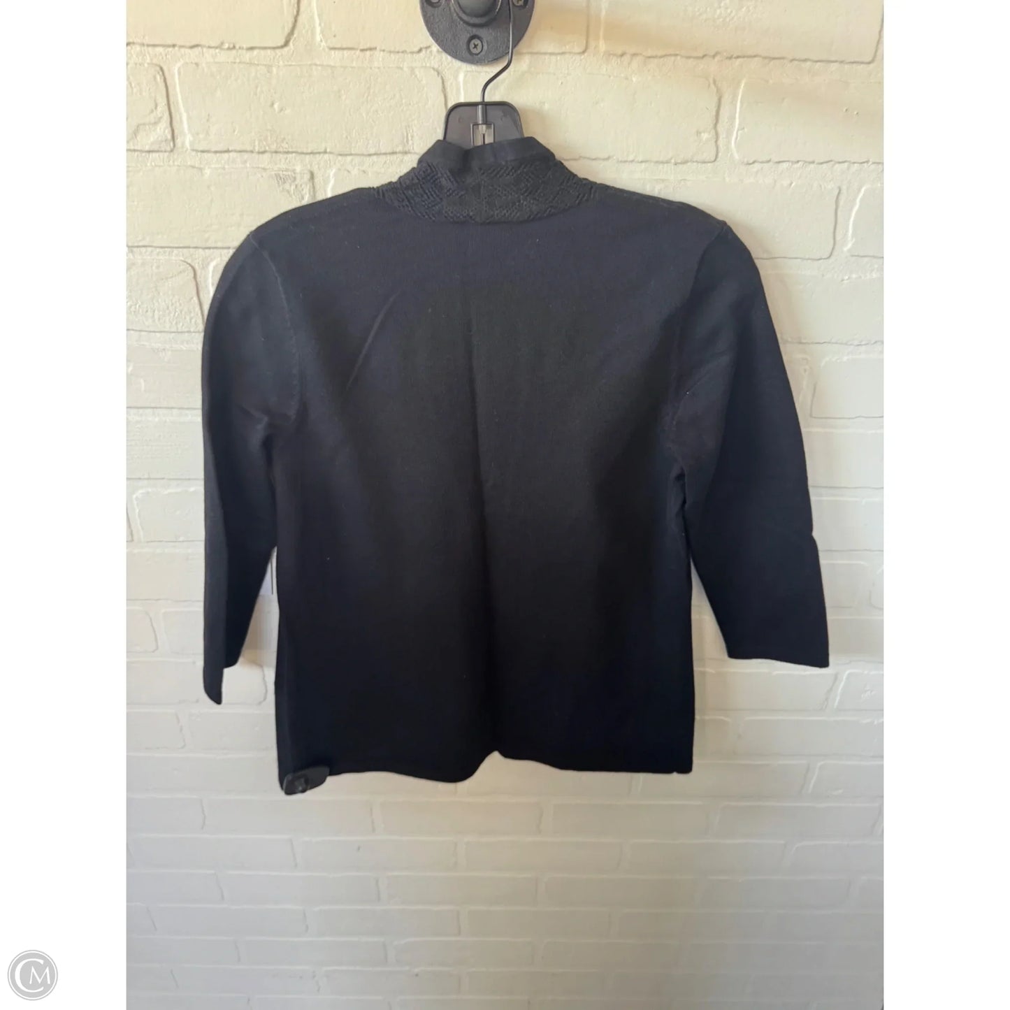 Sweater Cardigan By Talbots In Black, Size: Xsp