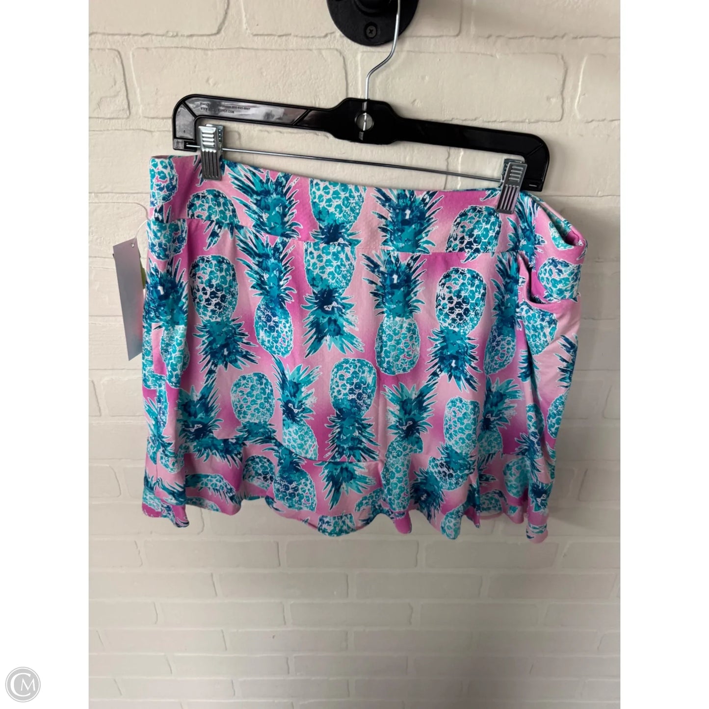 Skort By Cmc In Pink & White, Size: 16