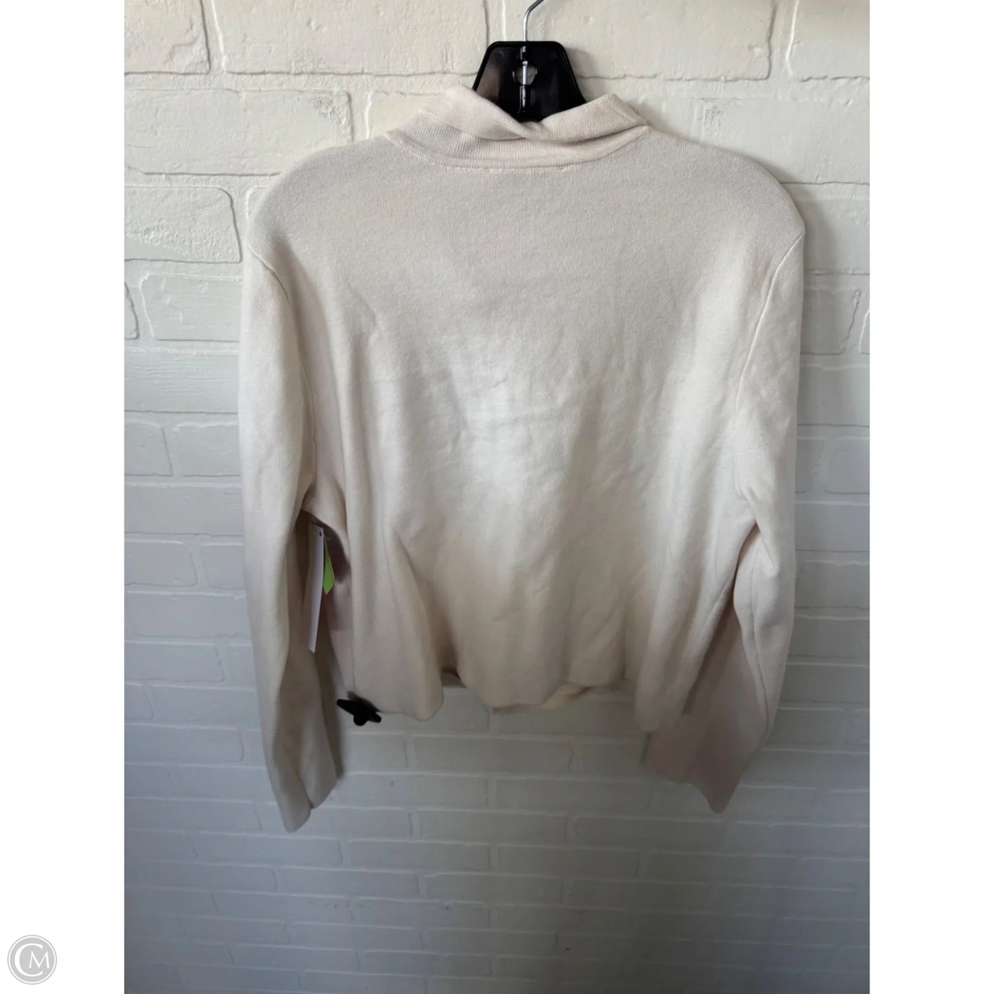 Sweater Cardigan By Loft In Cream, Size: Xl