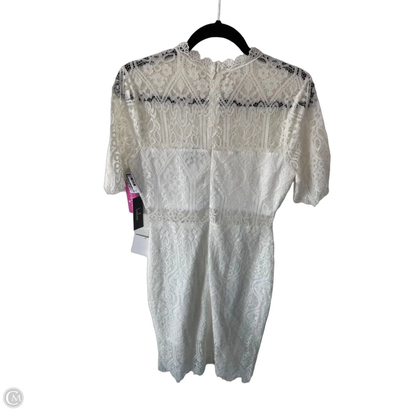 Dress Party Midi By Lulus In Cream, Size: M