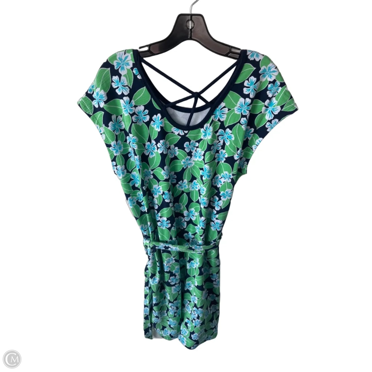 Dress Casual Short By Talbots In Blue & Green, Size: Lp