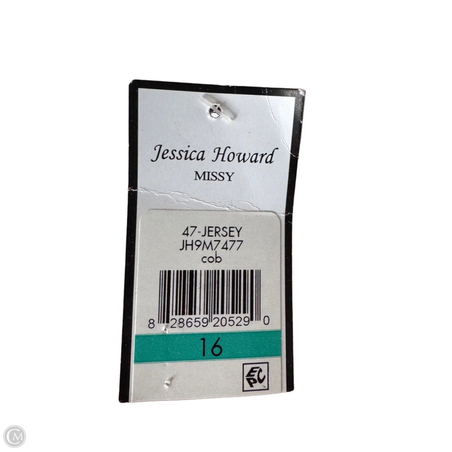 Dress Party Short By Jessica Howard In Blue, Size: Xl
