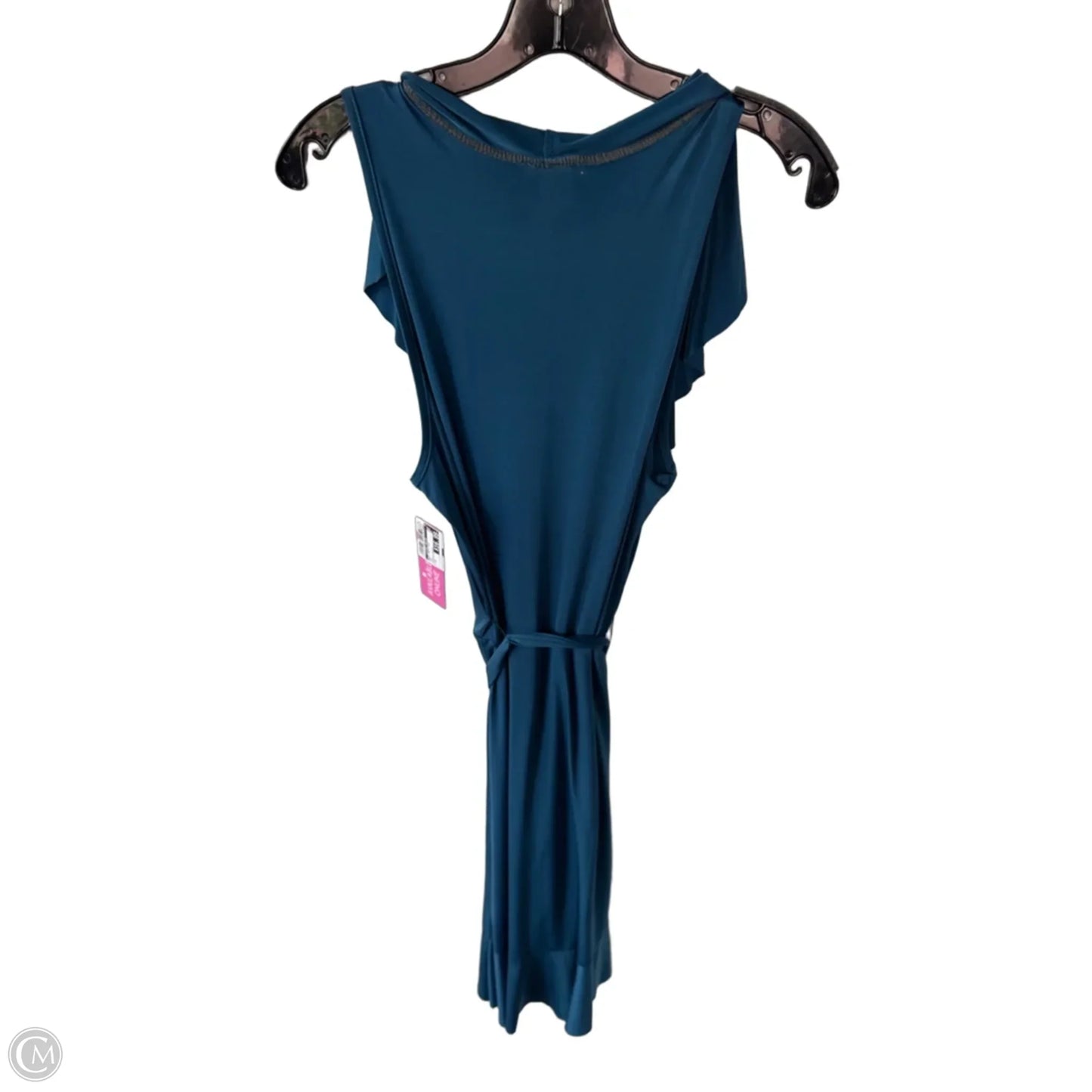 Dress Party Midi By Clothes Mentor In Teal, Size: M