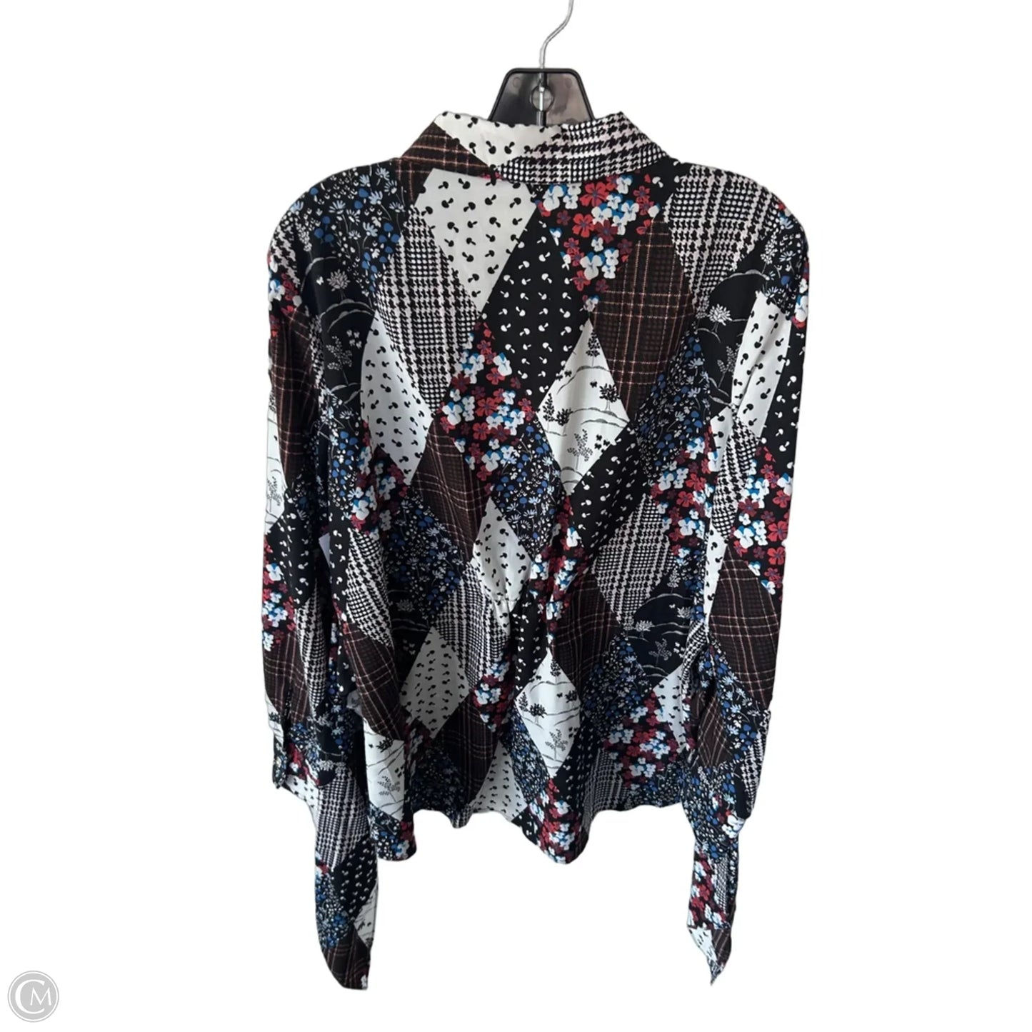 Tunic Long Sleeve By Tommy Bahama In Black & White, Size: L