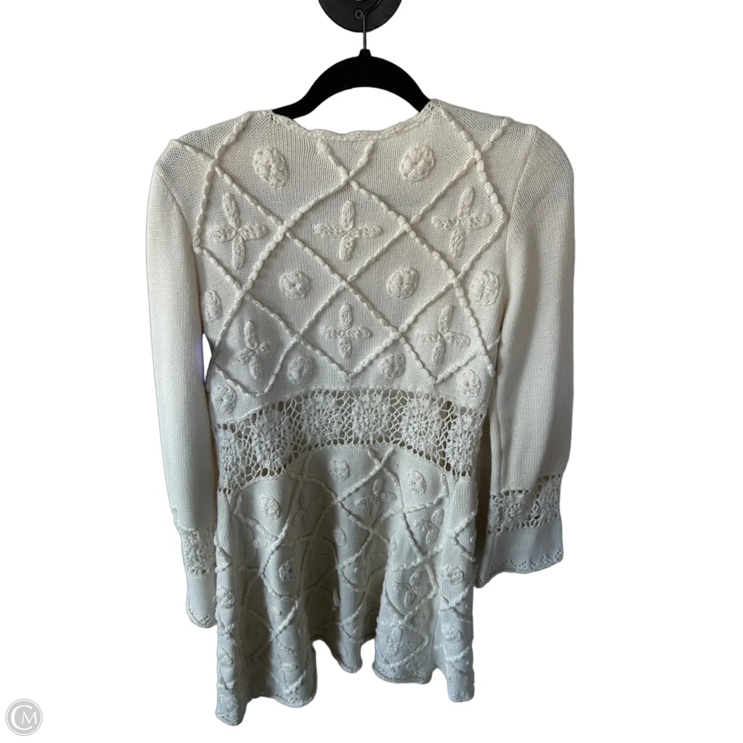 Sweater Cardigan By Buffalo David Bitton In Cream, Size: M