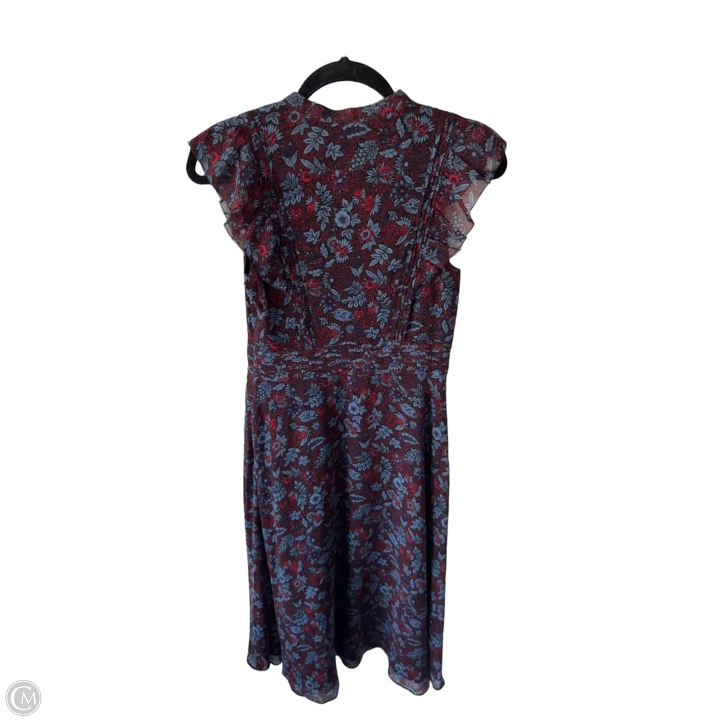 Dress Work By Banana Republic In Blue & Red, Size: Xs