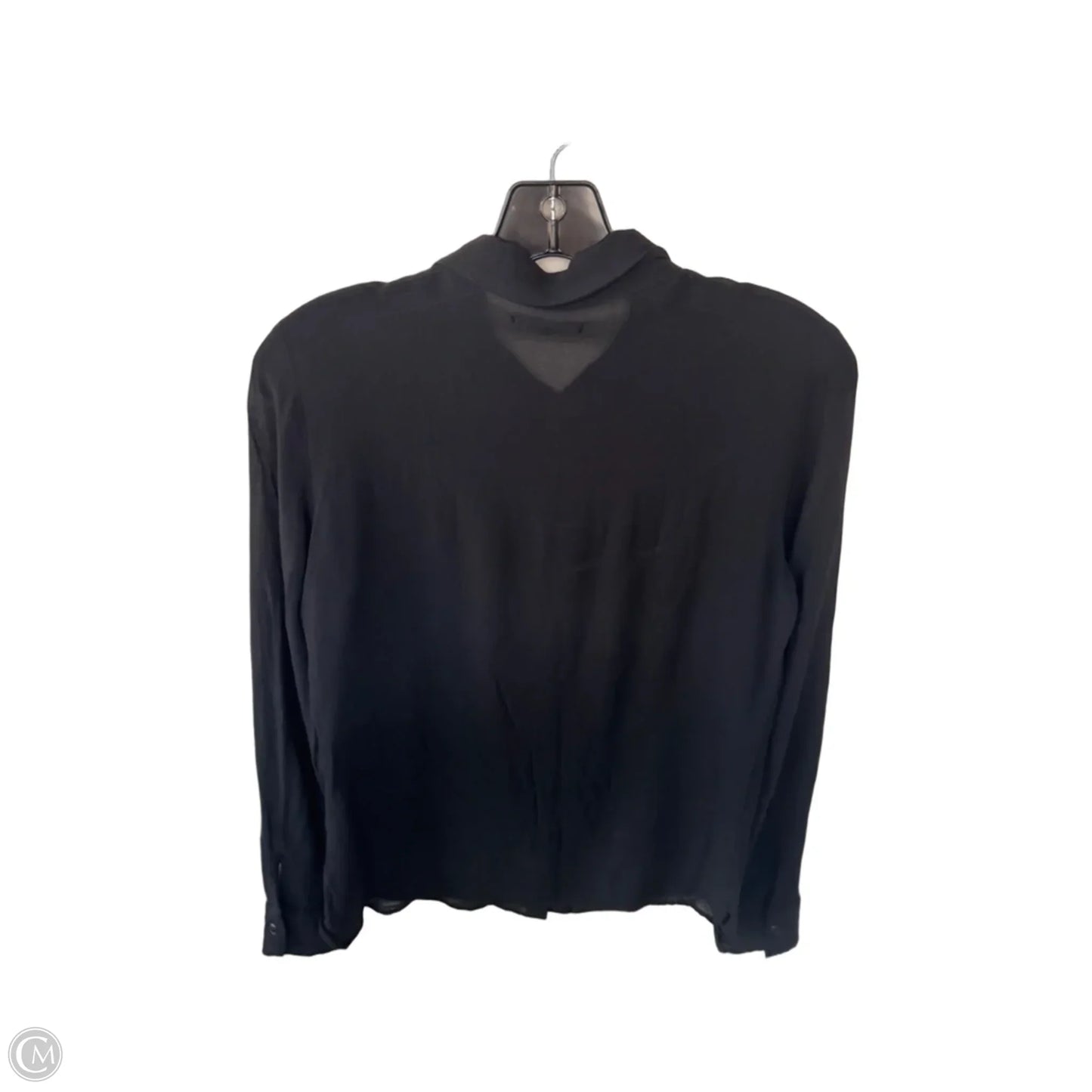 Blouse Long Sleeve By Reformation In Black, Size: M