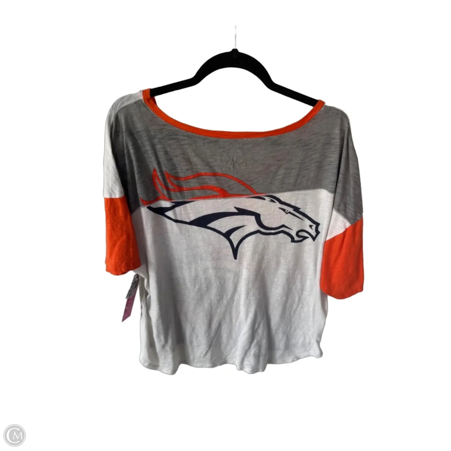 Top Short Sleeve By Clothes Mentor In Brown & Orange, Size: Xl