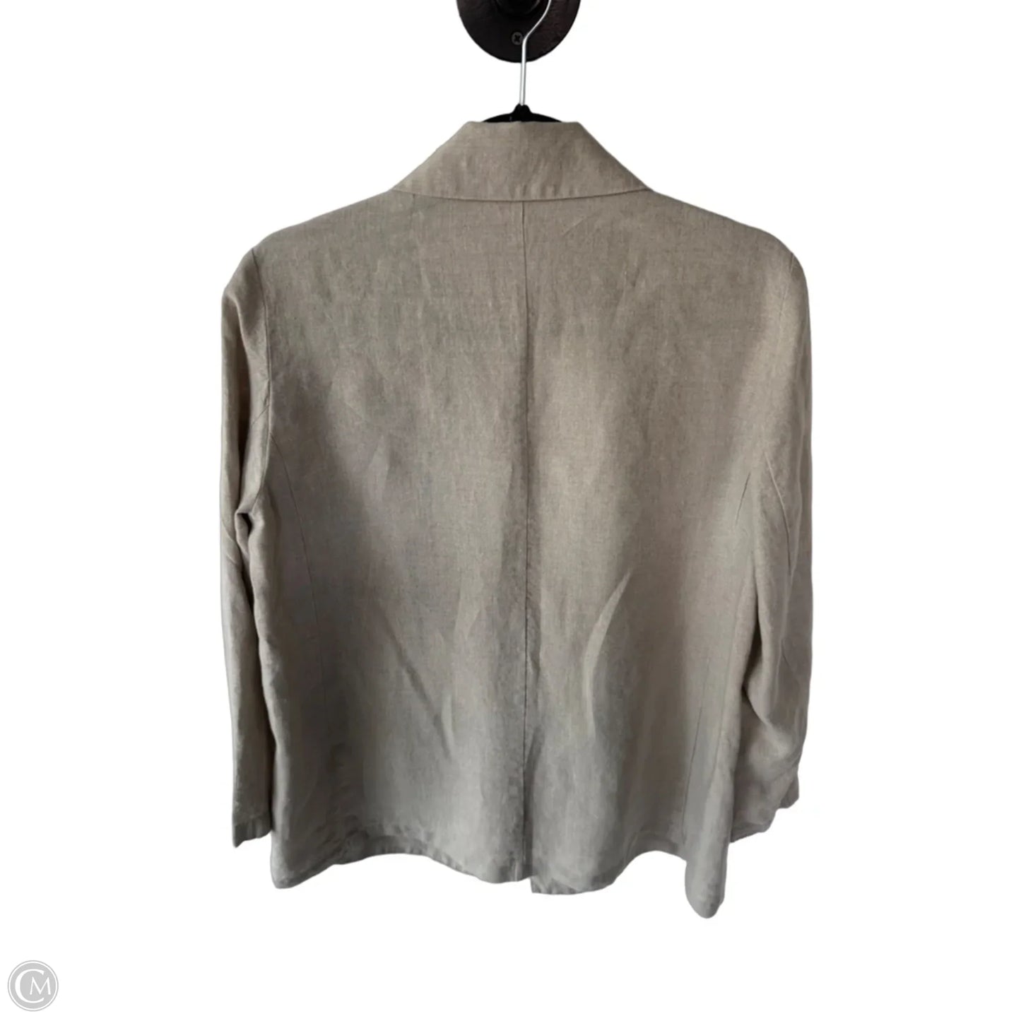 Blazer By Eileen Fisher In Tan, Size: Sp