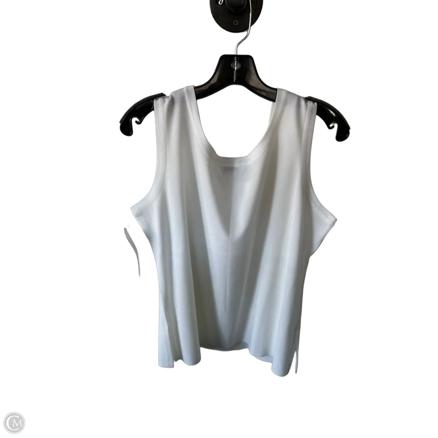 Blouse Sleeveless By Misook In Ivory, Size: Xl