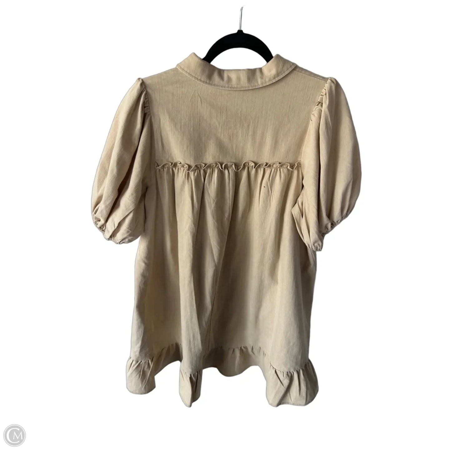 Dress Casual Short By Easel In Tan Denim, Size: S