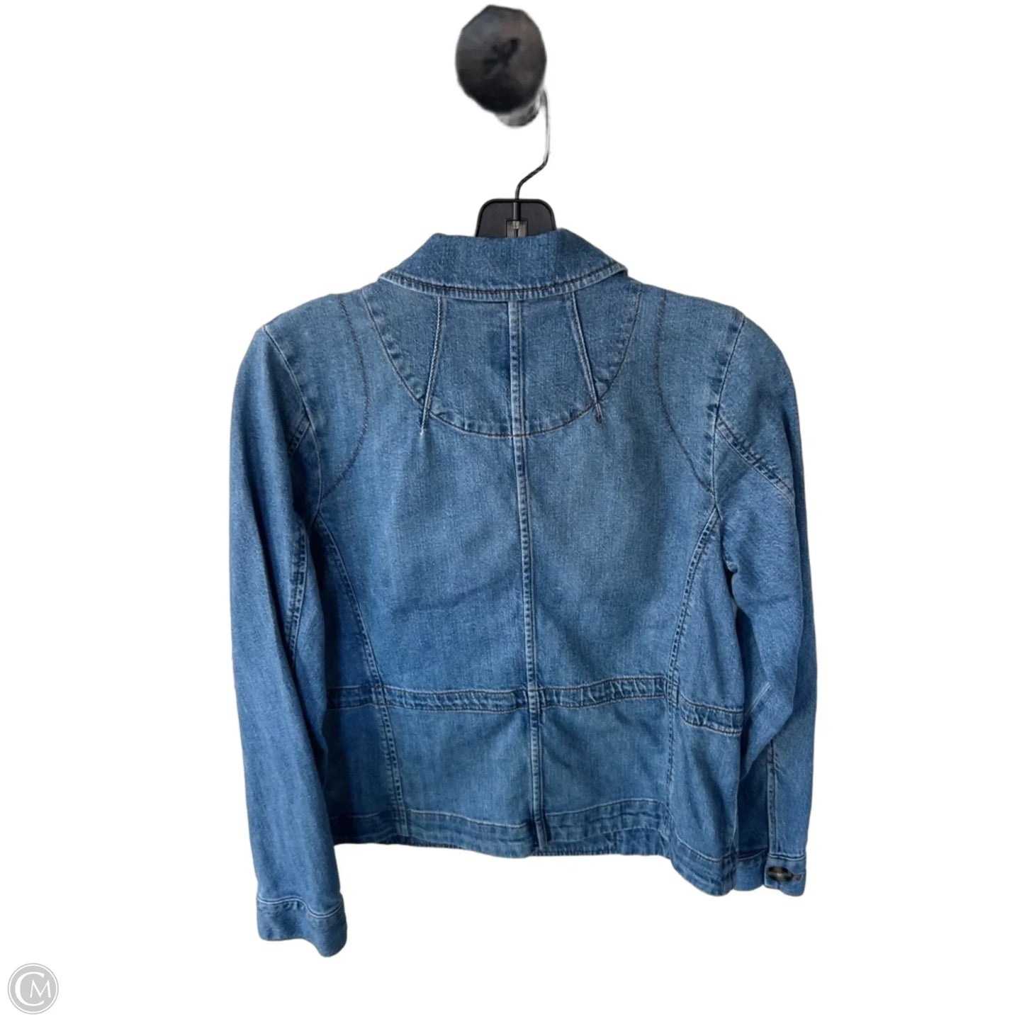 Jacket Denim By J. Jill In Blue Denim, Size: Xs