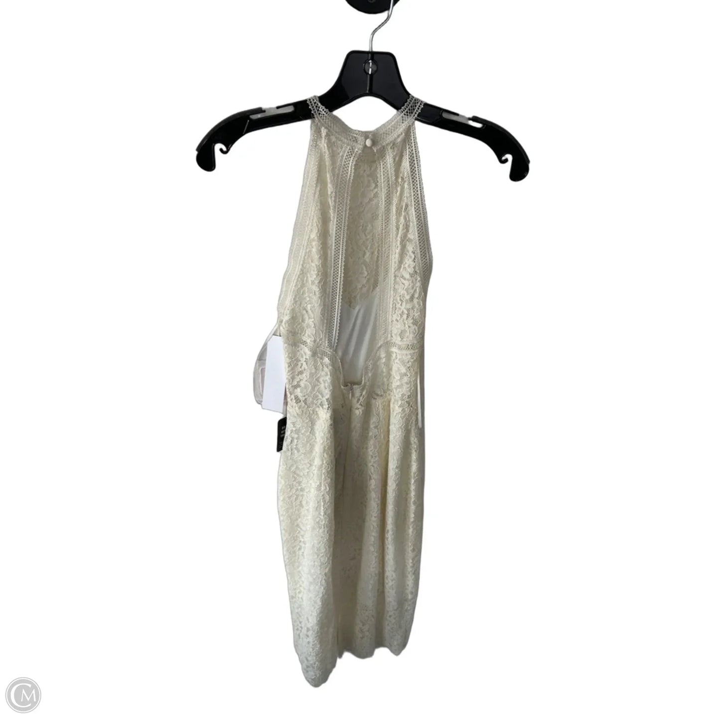 Dress Party Midi By Express In Cream, Size: S